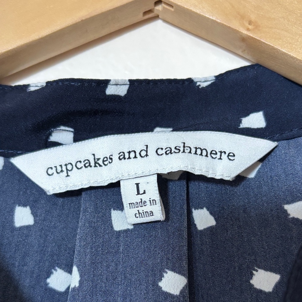 Cupcakes & Cashmere Navy and White Mini Dress - Picture 4 of 6